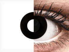CRAZY LENS - Black Out - endagslinser med styrke (2 linser)