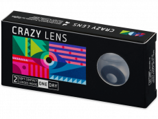 CRAZY LENS - Black Out - endagslinser med styrke (2 linser)