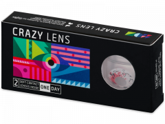 CRAZY LENS - Graffiti - endagslinser med styrke (2 linser)