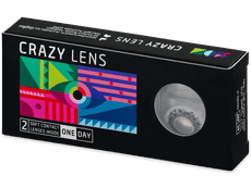 CRAZY LENS - Lord Snow - endagslinser med styrke (2 linser)