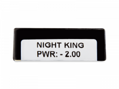 CRAZY LENS - Night King - endagslinser med styrke (2 linser)