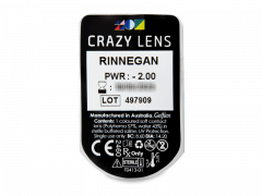 CRAZY LENS - Rinnegan - endagslinser med styrke (2 linser)
