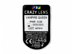 CRAZY LENS - Vampire Queen - endagslinser uden styrke (2 linser)