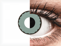 CRAZY LENS - Zombie Virus - endagslinser med styrke (2 linser)