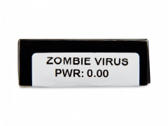 CRAZY LENS - Zombie Virus - endagslinser uden styrke (2 linser)