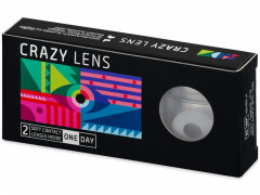 CRAZY LENS - WhiteOut - endagslinser med styrke (2 linser)