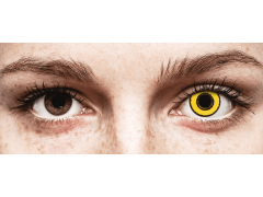 CRAZY LENS - Yellow Twilight - endagslinser uden styrke (2 linser)
