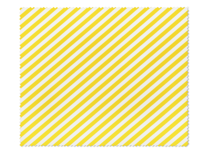 Pudseklud til briller - gule og hvide striber 
