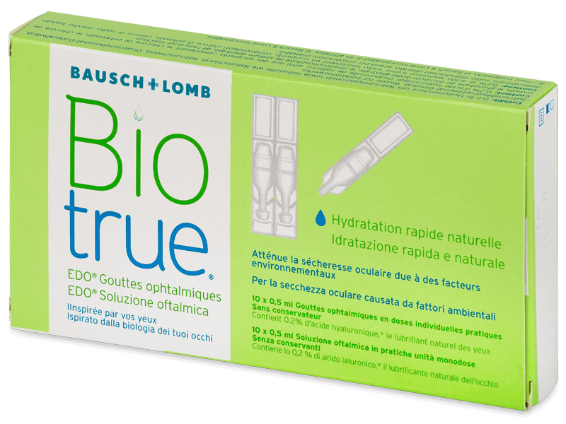 Højttaler Mutton design Biotrue EDO 10x 0,5 ml øjendråber uden konserveringsmidler | alensa.dk