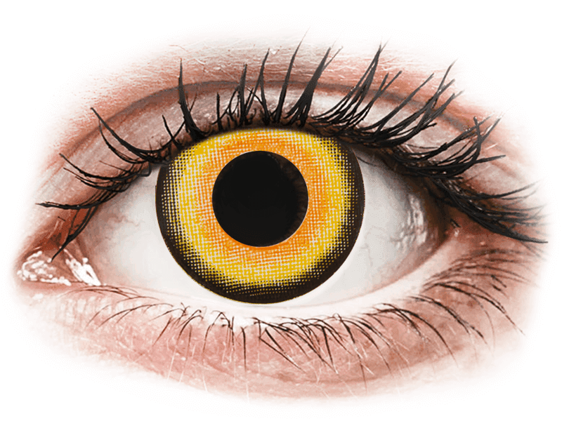 CRAZY LENS - Midnight Sun - endagslinser uden styrke (2 linser)