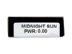 CRAZY LENS - Midnight Sun - endagslinser uden styrke (2 linser)