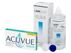 Acuvue Oasys Multifocal (6 linser) + Laim Care Linsevæske 400 ml
