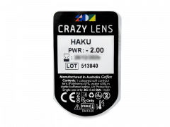 CRAZY LENS - Haku - endagslinser med styrke (2 linser)