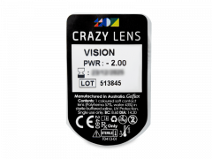 CRAZY LENS - Vision - endagslinser med styrke (2 linser)