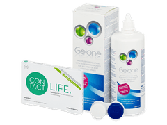 Contact Life spheric (6 linser) + Gelone Linsevæske 360 ml