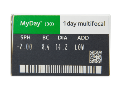 MyDay daily disposable multifocal (30 linser)