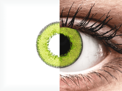 TopVue Daily Color - Fresh Green - endagslinser med styrke (2 linser)