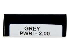 TopVue Daily Color - Grey - endagslinser med styrke (2 linser)