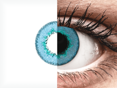 TopVue Daily Color - Brilliant Blue - endagslinser uden styrke (2 linser)