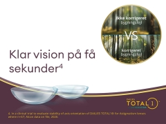 Dailies TOTAL1 for Astigmatism (30 linser)