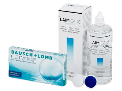 Bausch + Lomb ULTRA Multifocal for Astigmatism (6 linser) + Laim Care Linsevæske 400 ml