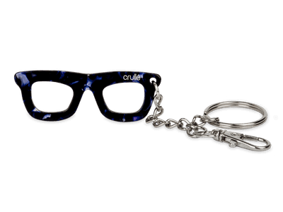 Crullé nøglering - lilla