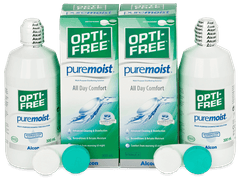OPTI-FREE PureMoist Linsevæske 2 x 300 ml 